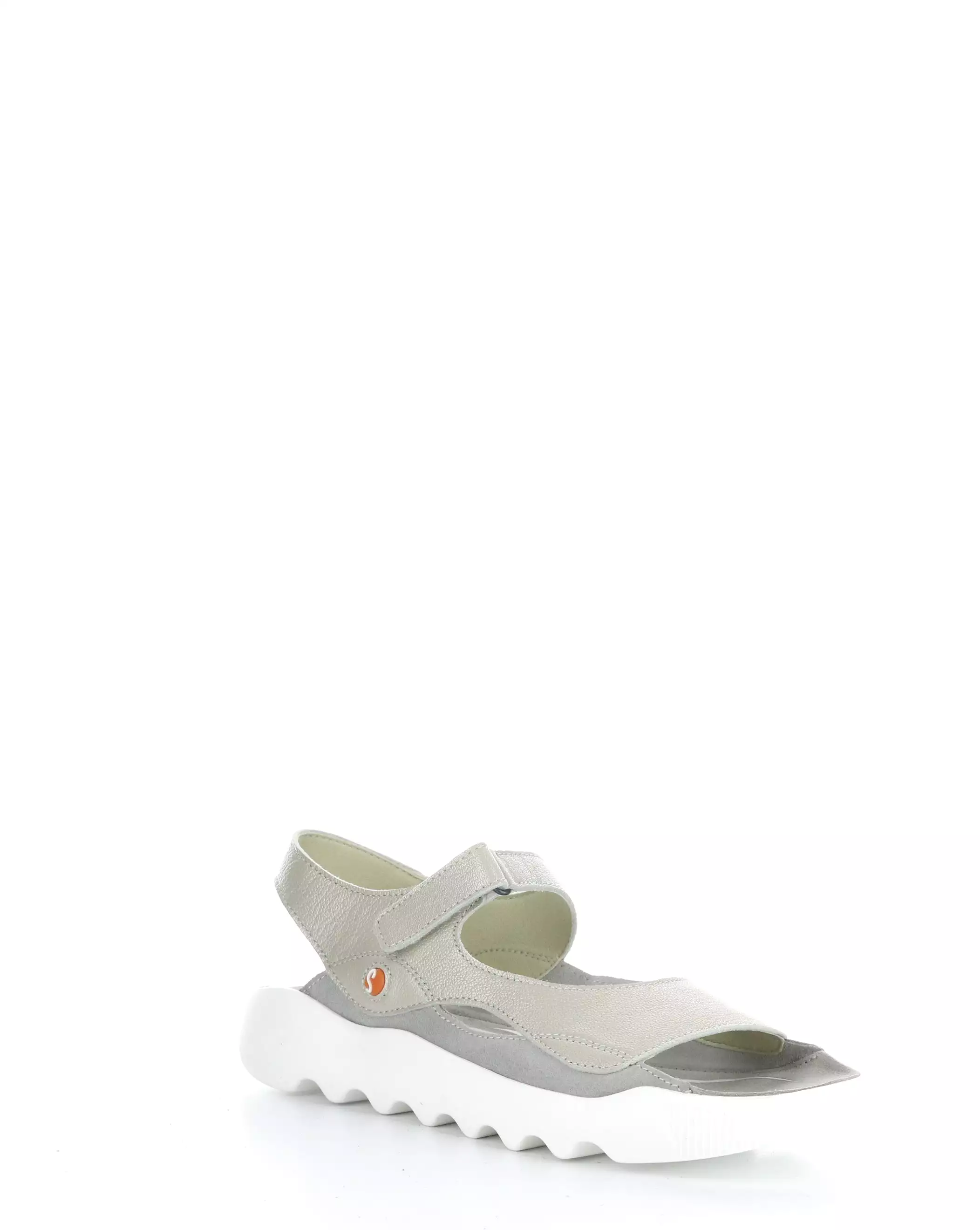 712SOF Silver Velcro Sandals