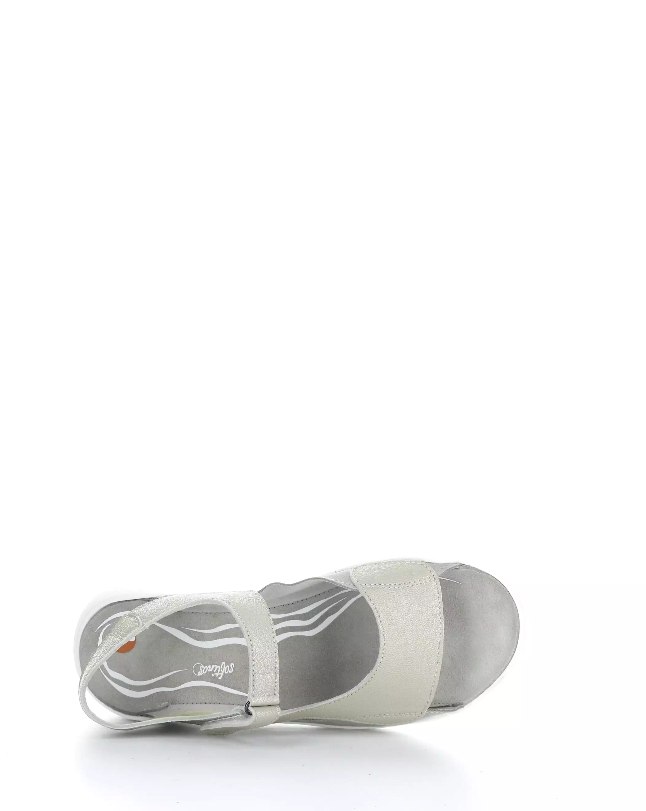 712SOF Silver Velcro Sandals