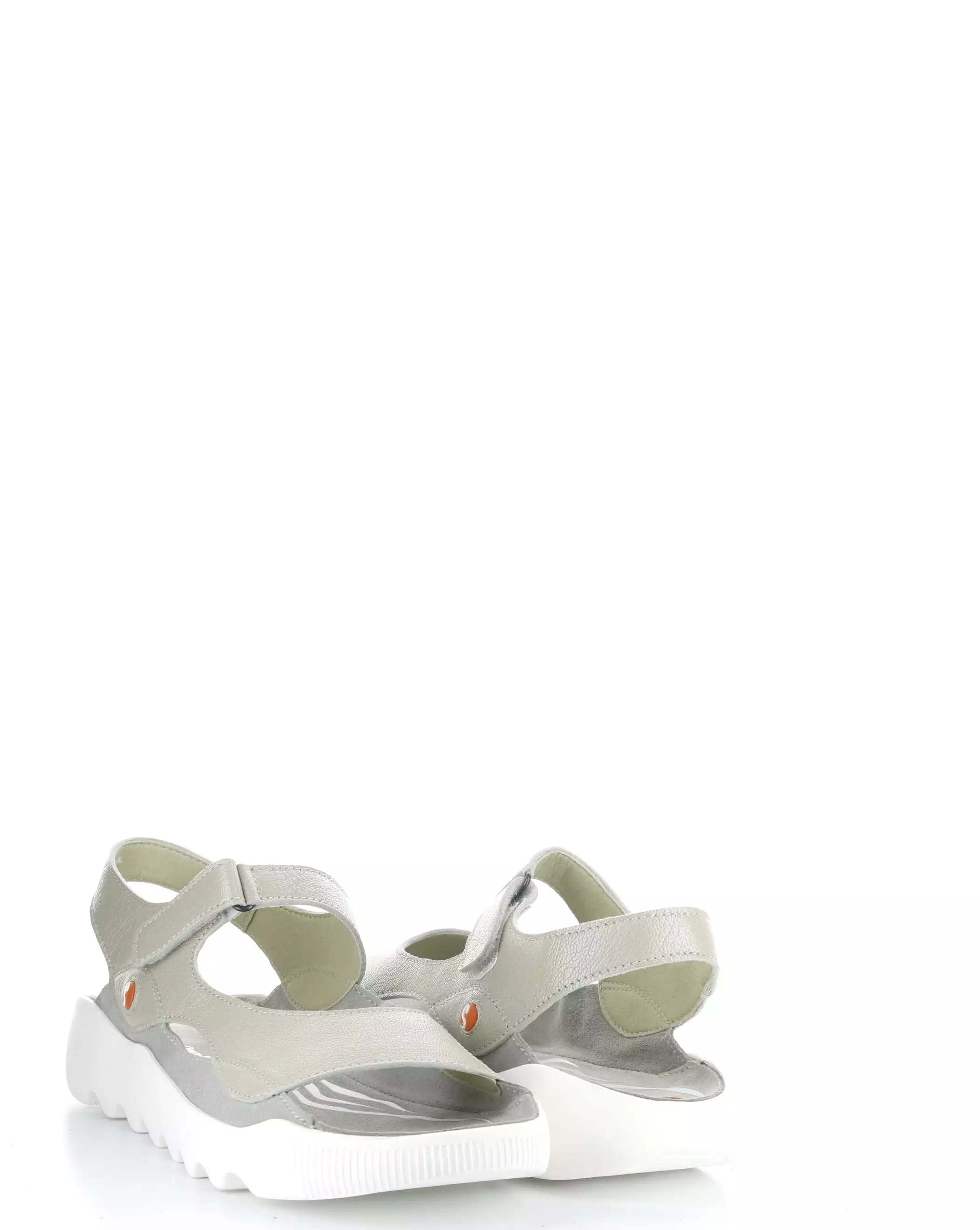 712SOF Silver Velcro Sandals