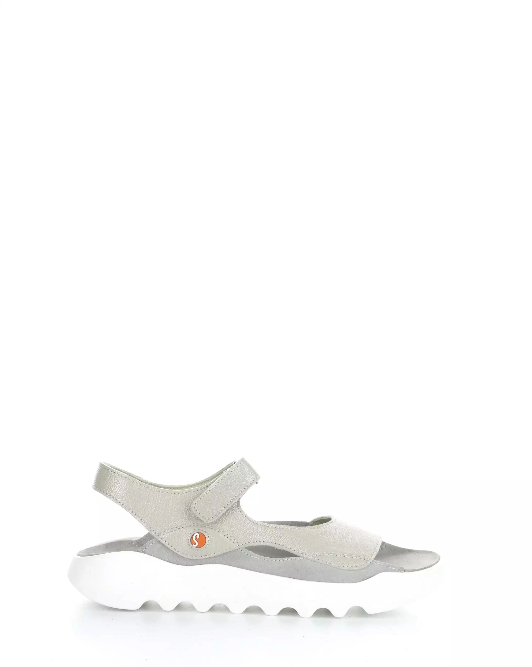 712SOF Silver Velcro Sandals