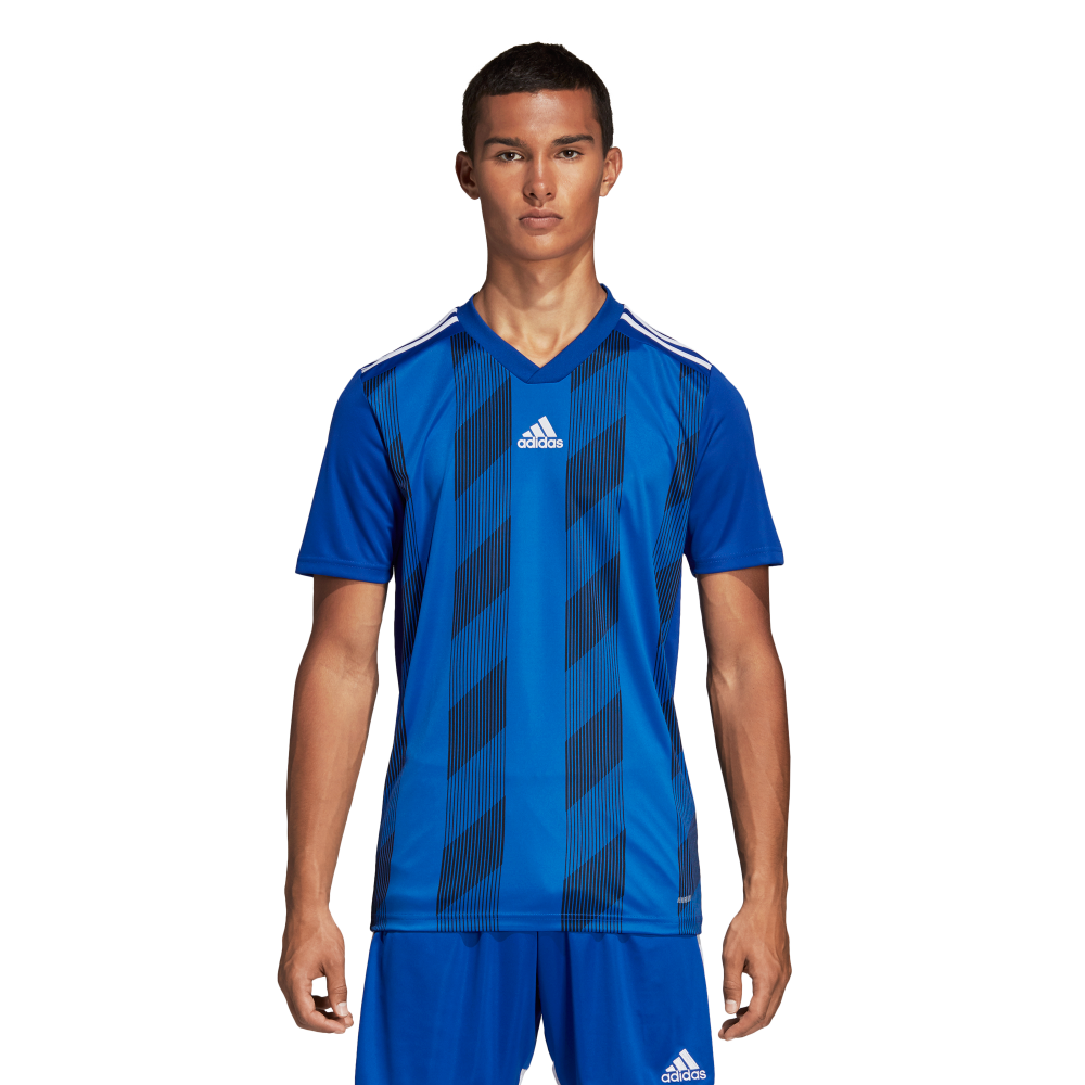 Adidas Blue/White Youth Striped 19 Jersey