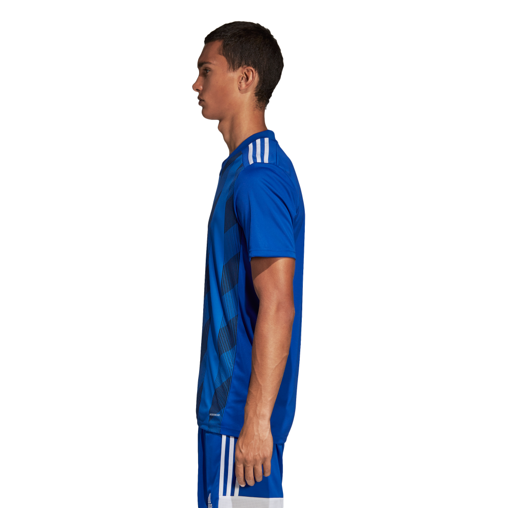 Adidas Blue/White Youth Striped 19 Jersey