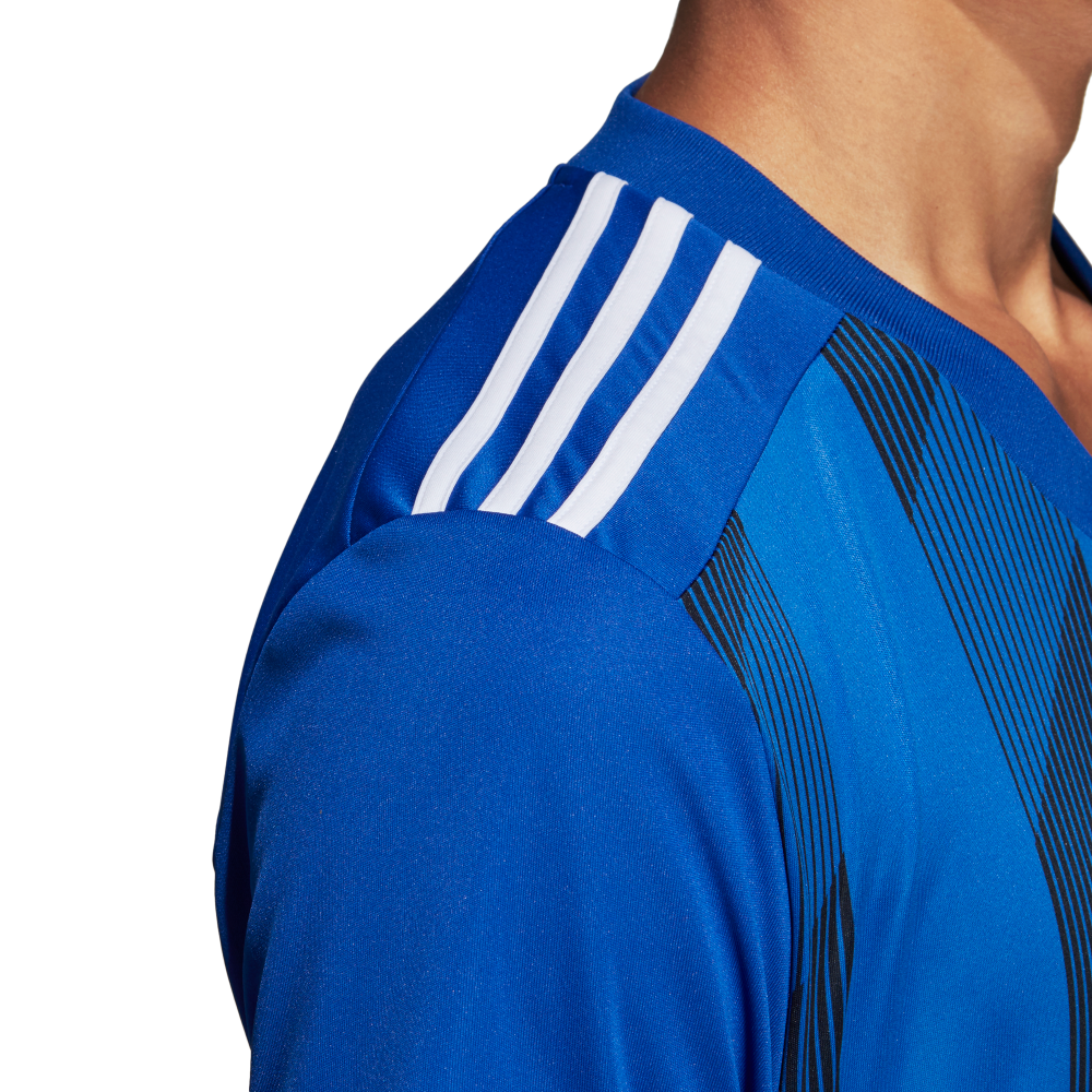 Adidas Blue/White Youth Striped 19 Jersey