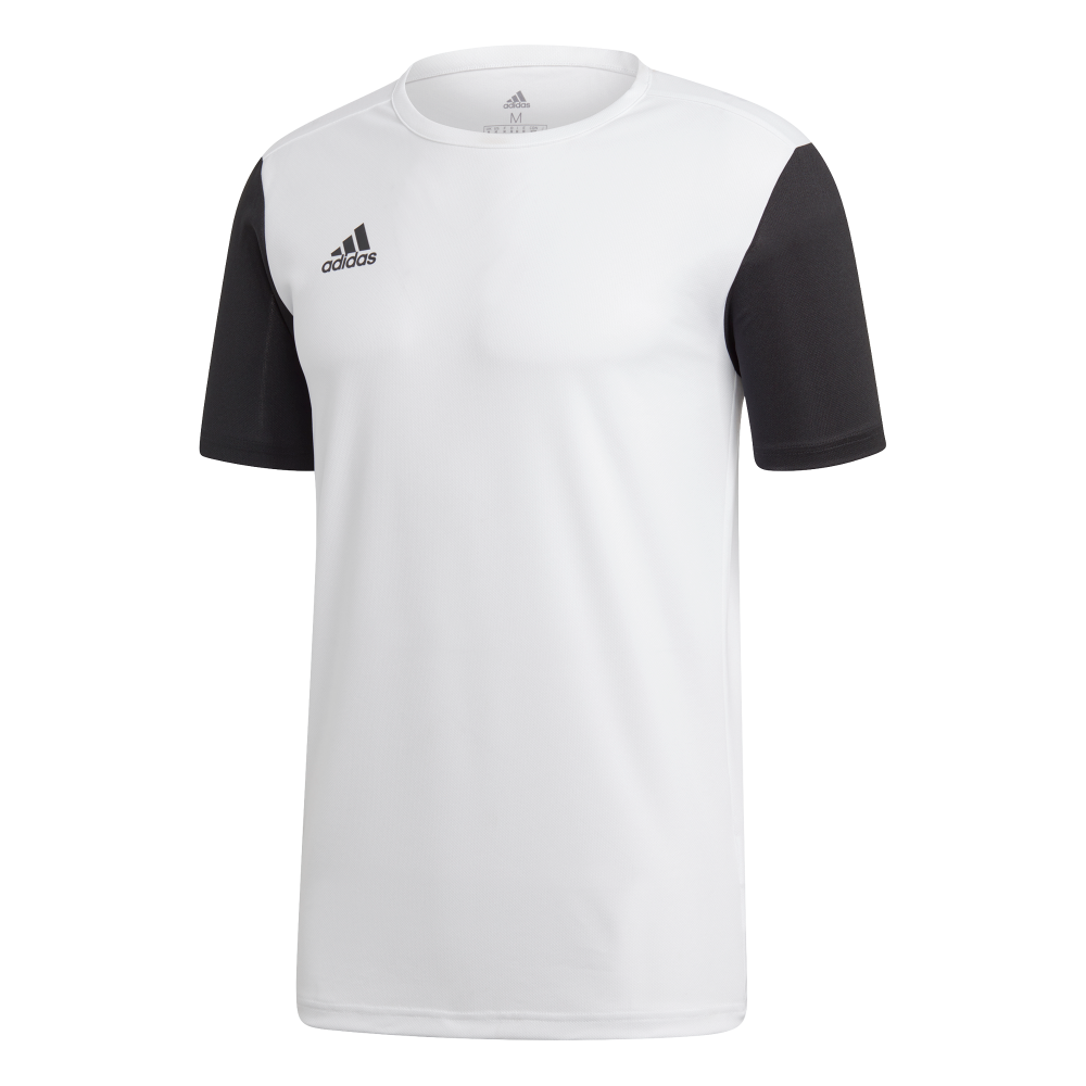 Adidas Youth Estro 19 Soccer Jersey White/Black