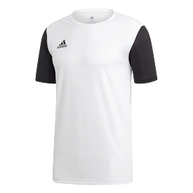 Adidas Youth Estro 19 Soccer Jersey White/Black