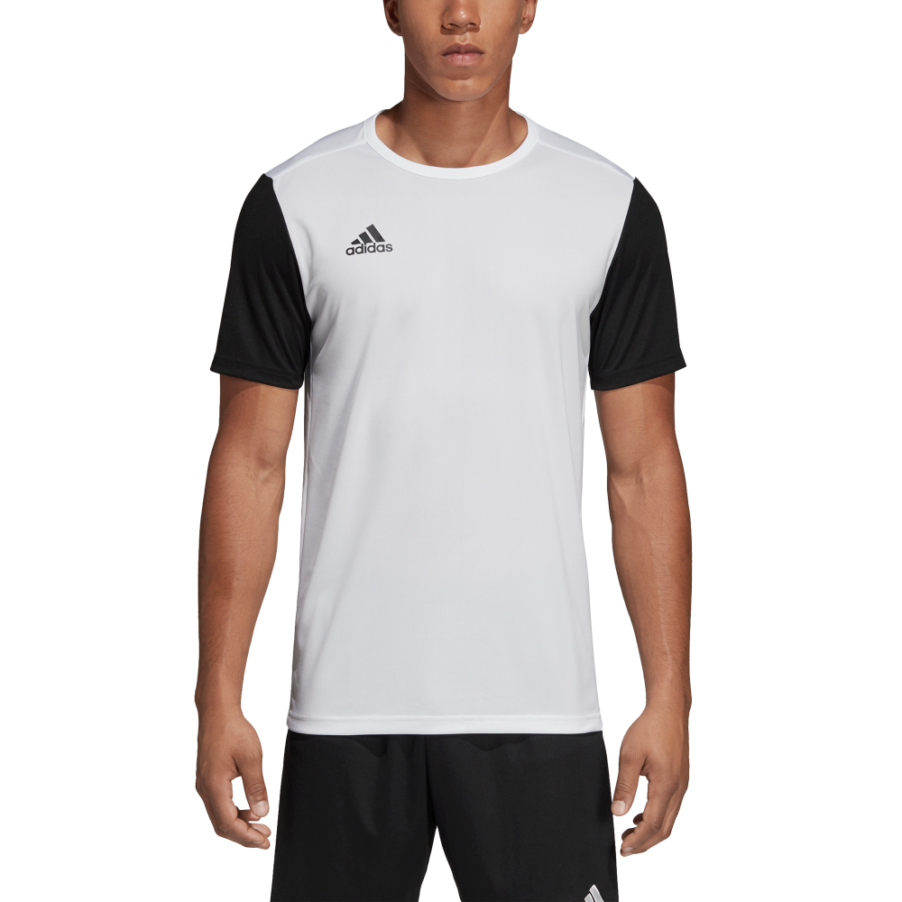 Adidas Youth Estro 19 Soccer Jersey White/Black