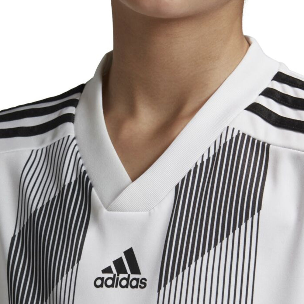 Adidas Youth Striped 19 Jersey, White/Black - Buy Now!