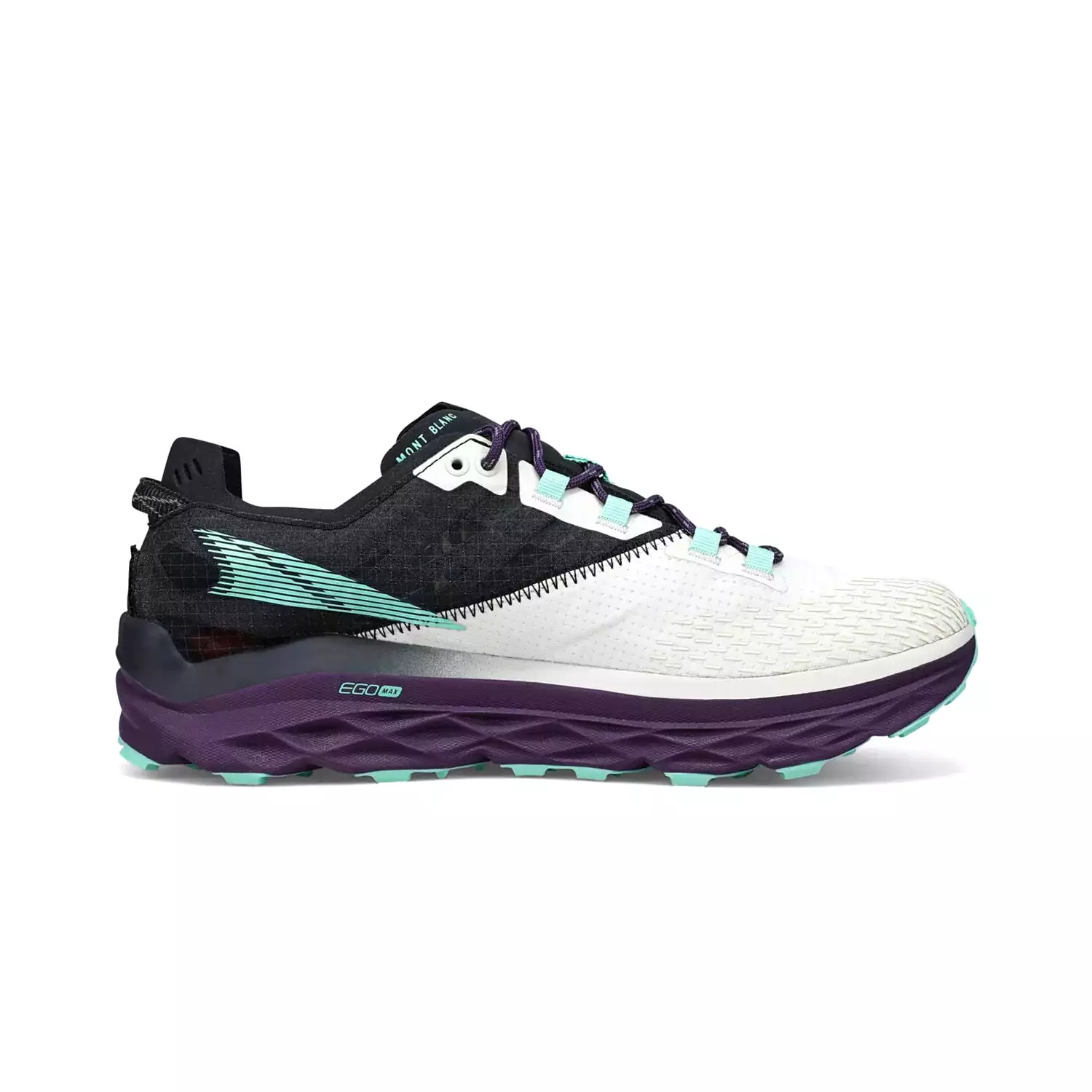 ALTRA Mont Blanc Women's Running Shoe - BLACK/GREEN