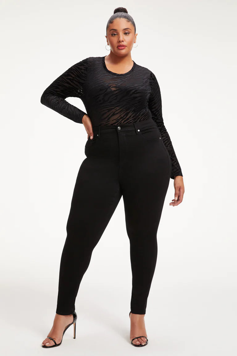 American Burnout Mesh Crewneck Bodysuit - Best Price, Shop Now!