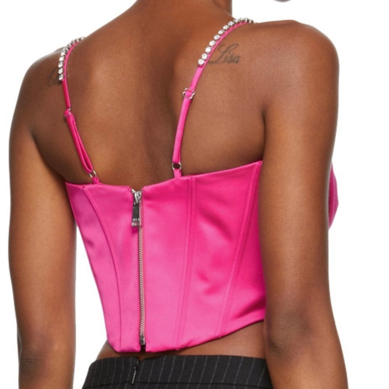 Area Heart Corset Tank Top