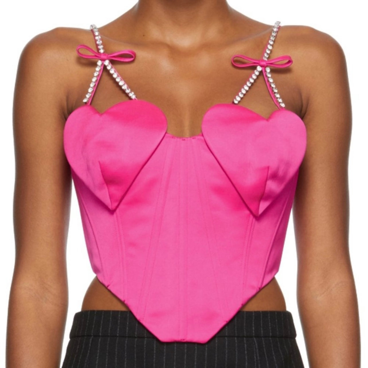 Area Heart Corset Tank Top