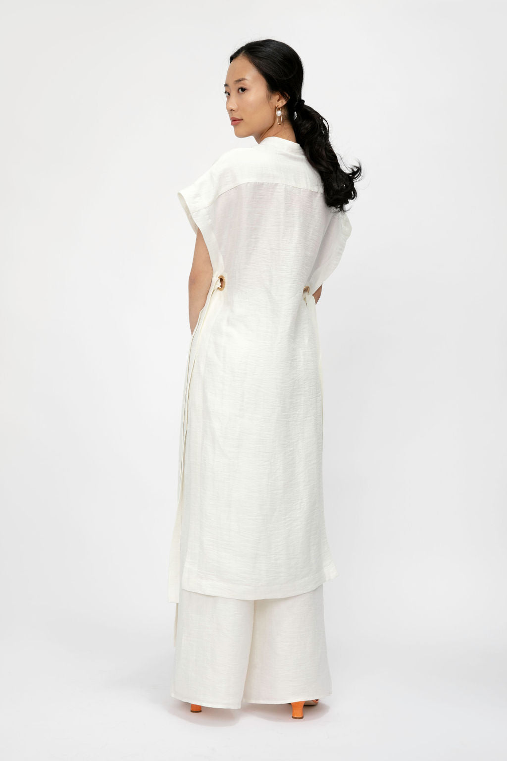 Aston Off White Tunic Top