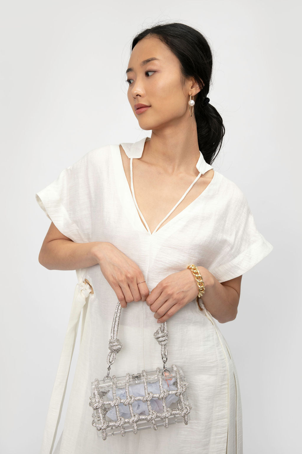 Aston Off White Tunic Top