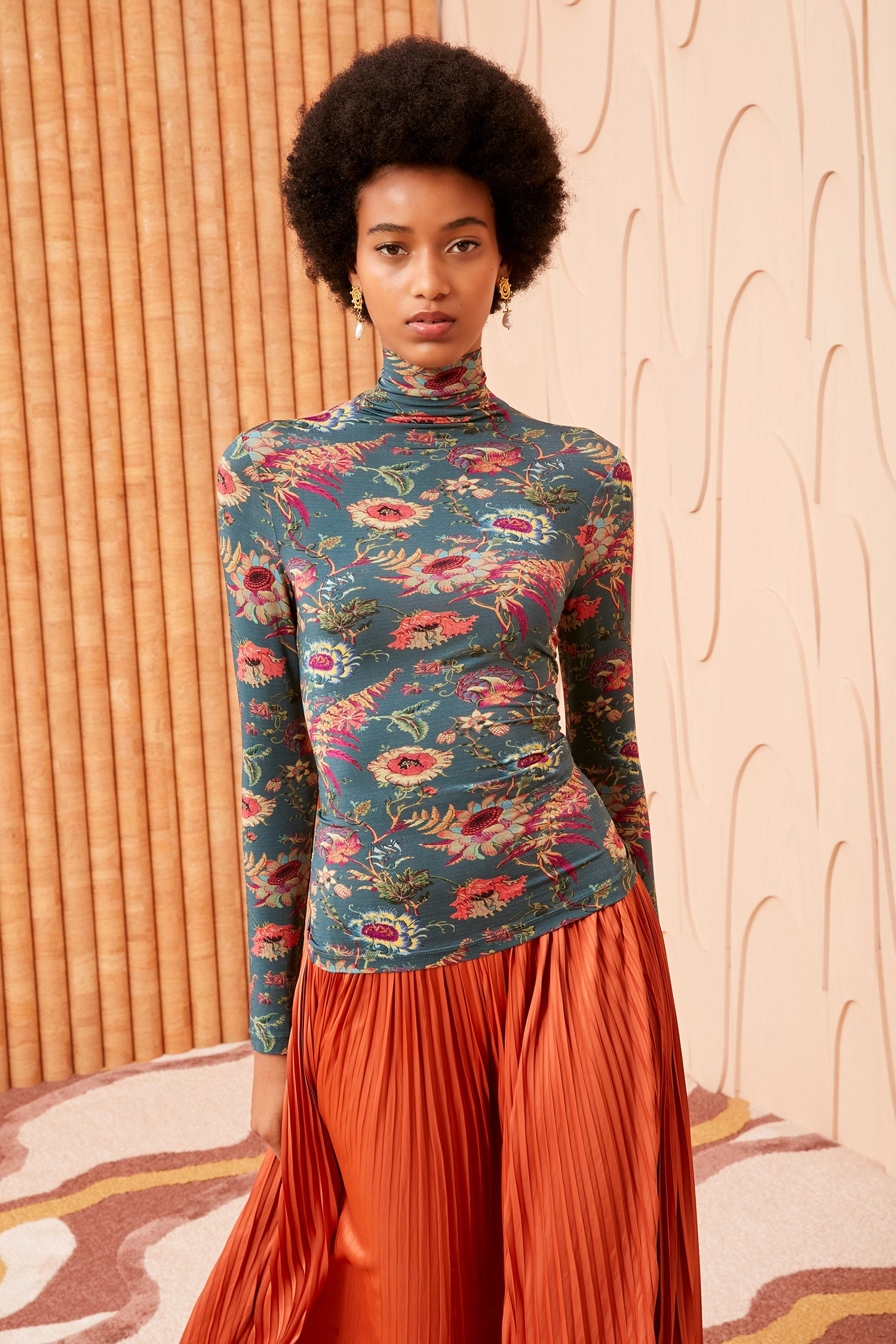 Aurelia Turtleneck - Larkspur | Shop Now