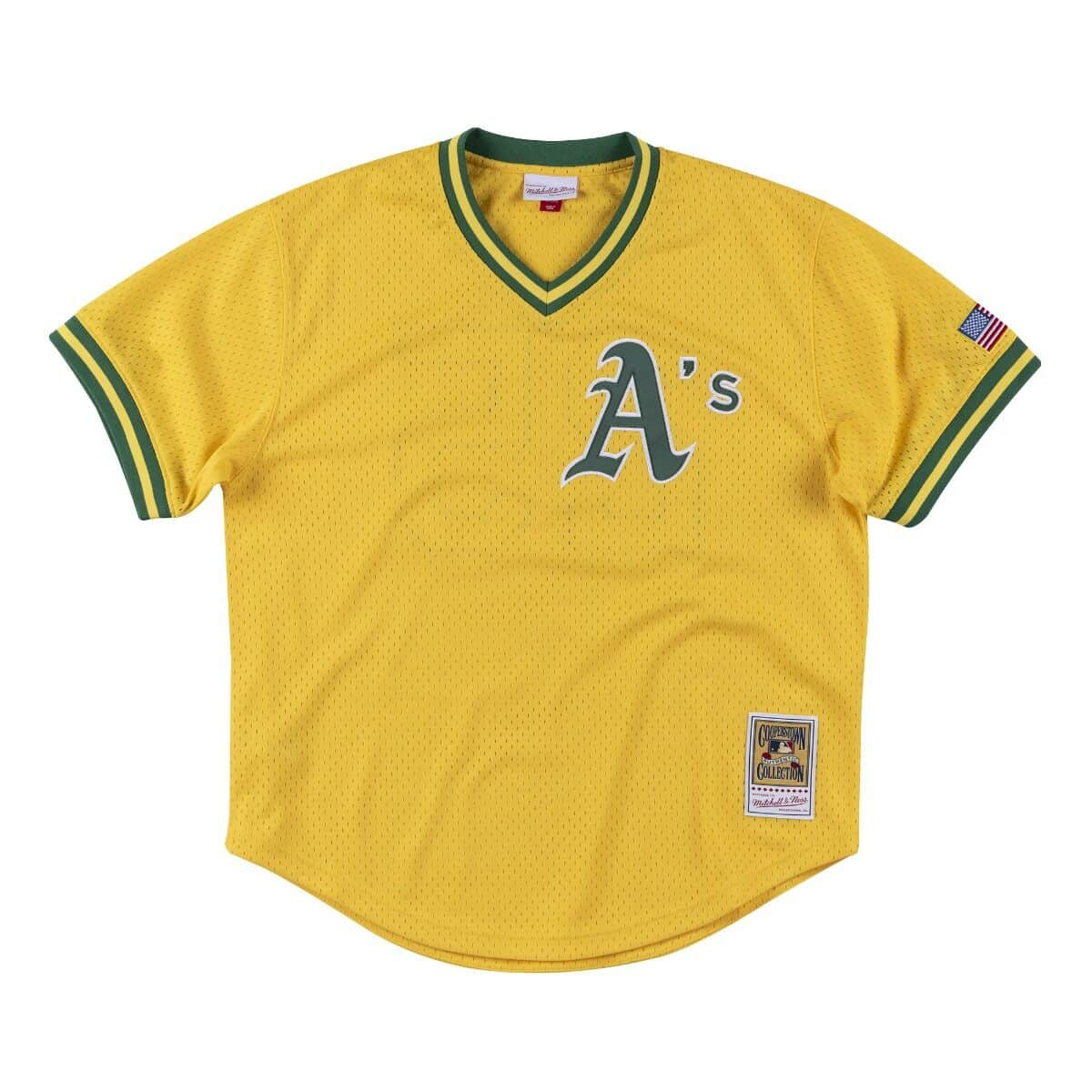 Authentic Oakland Athletics 1990 Mark McGwire BP Pullover Jersey - MLB