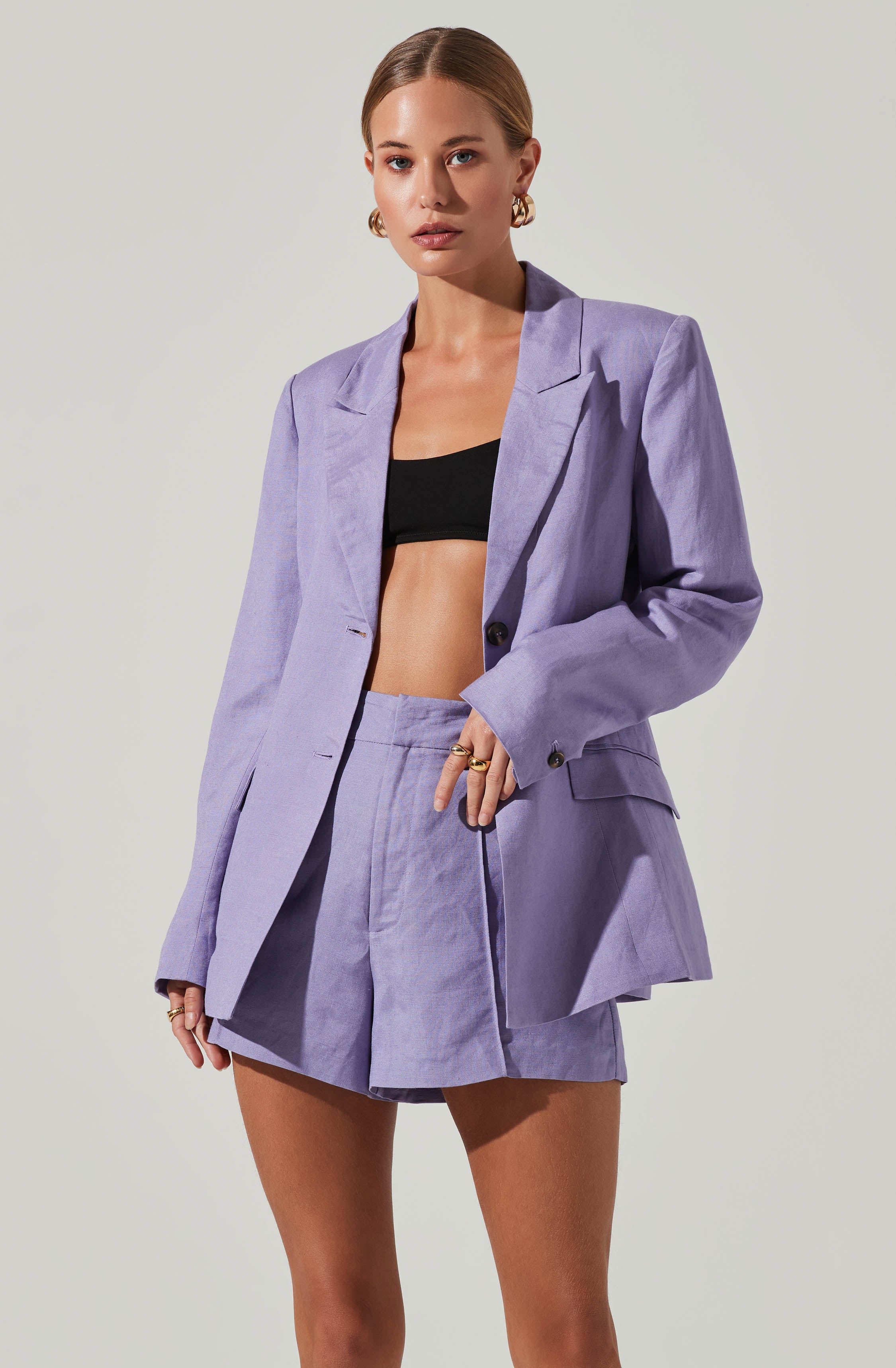 Ayra Blazer: Stylish Front Button Women's Outerwear