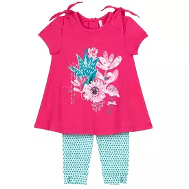 Azalea Tunic Capri Jersey Set