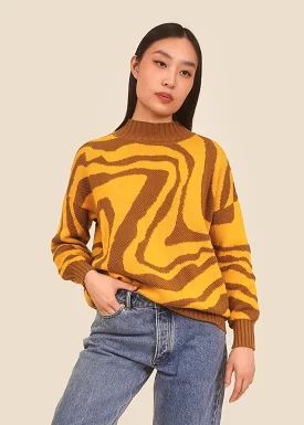 Banana Lily Sweater with Dip