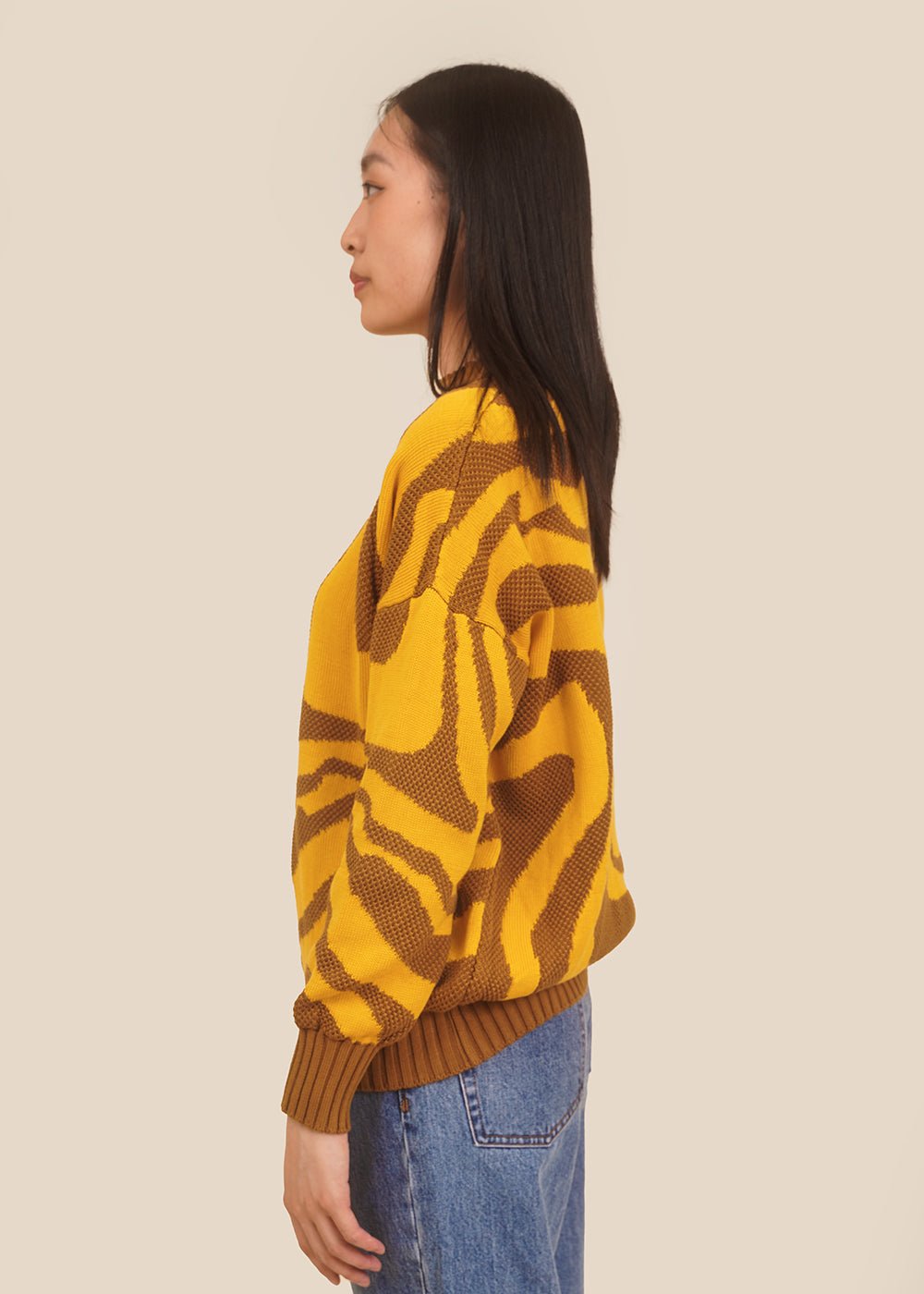 Banana Lily Sweater with Dip