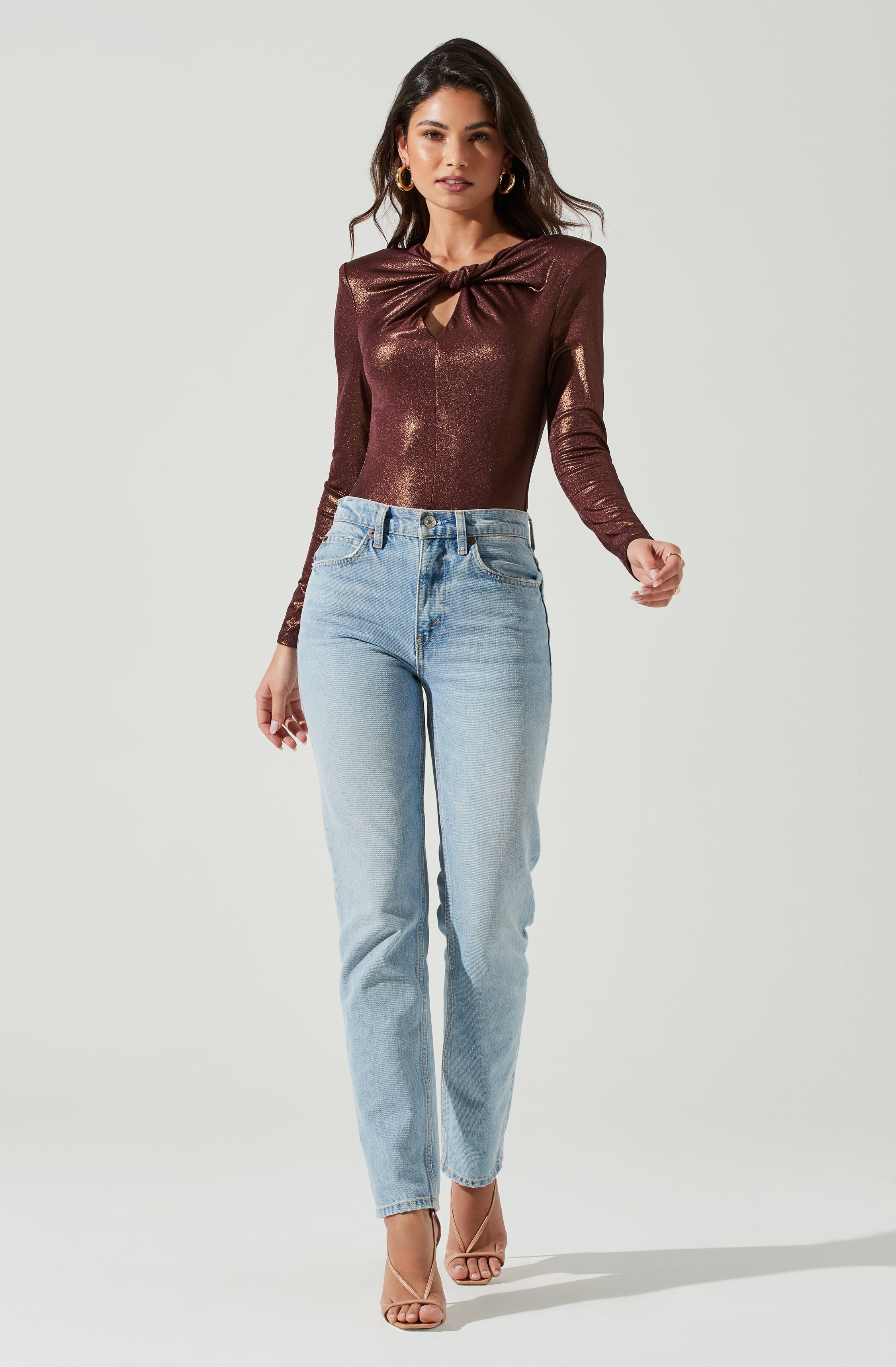 Barcelona Twist Long Sleeve Bodysuit - Shop Now!