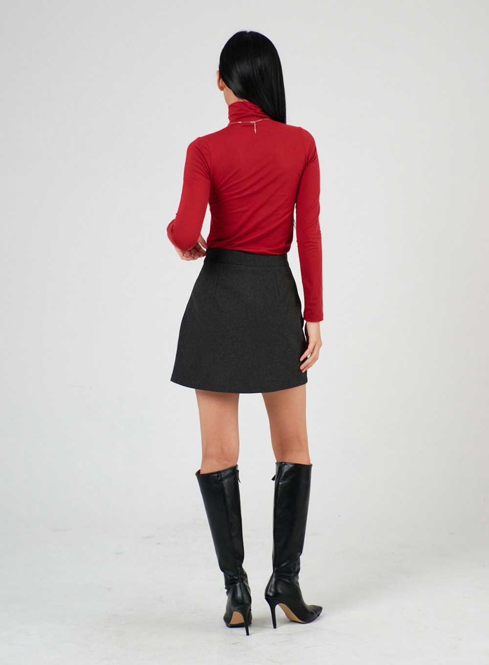 Basic Turtleneck Long Sleeve Top for Sale - IJ403