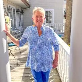 Beachtime Tunic with Turtle Print