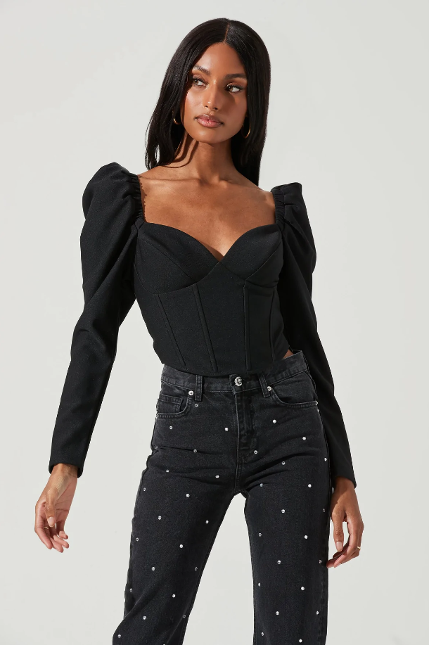 Black Betty crop top