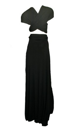 Black Jersey Gown