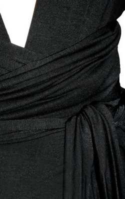 Black Jersey Gown