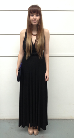 Black Jersey Gown