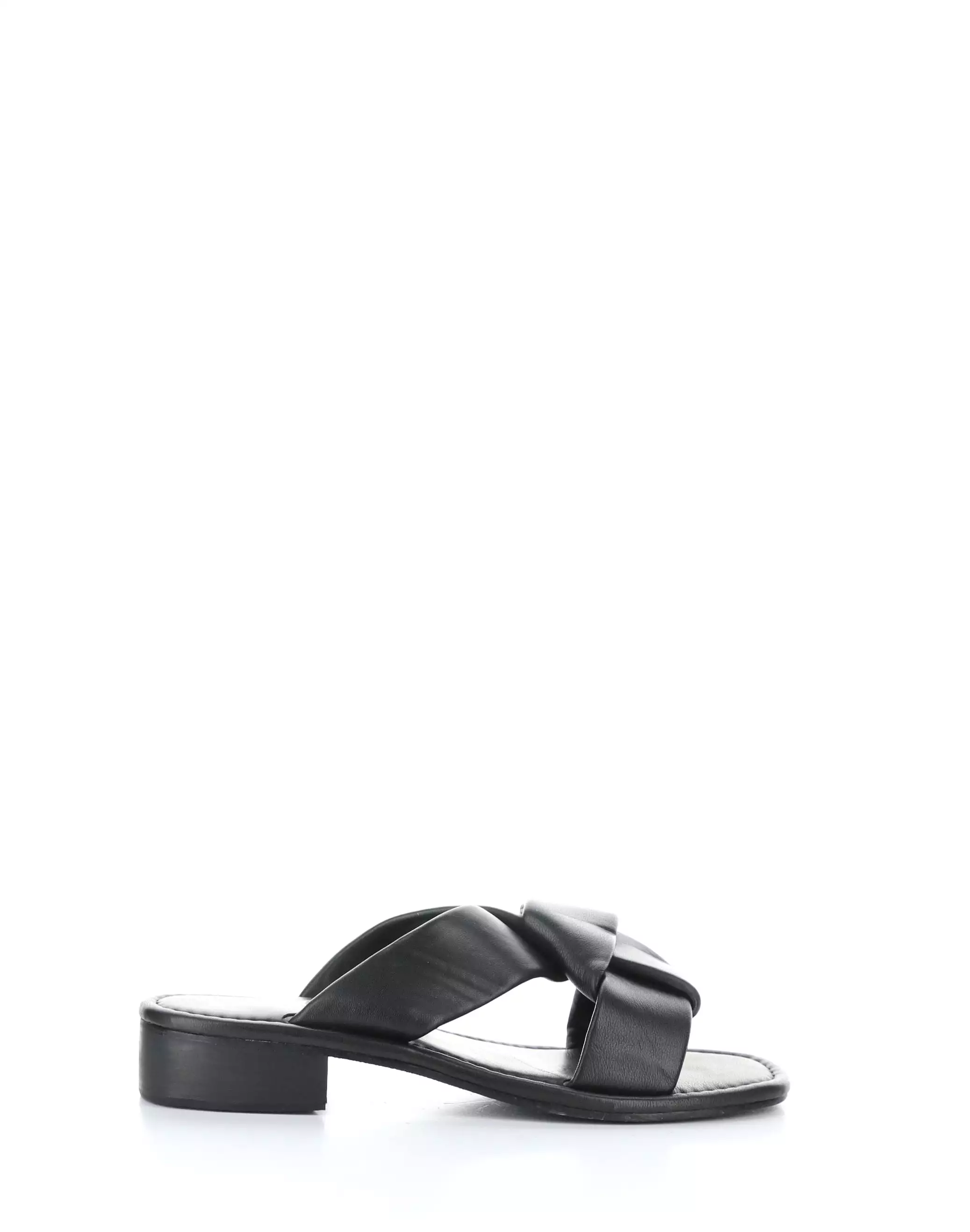 Black Round Toe Sandals