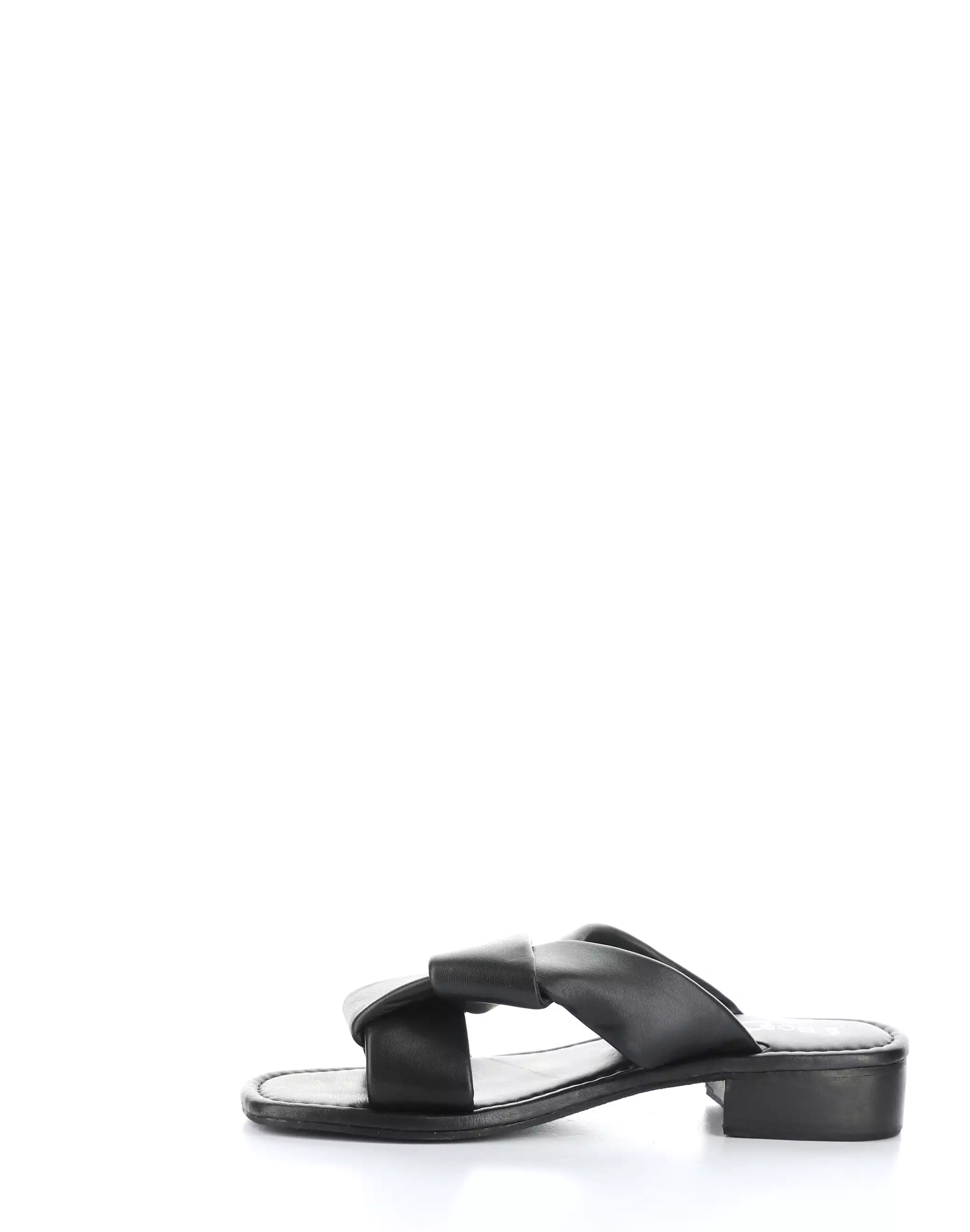 Black Round Toe Sandals