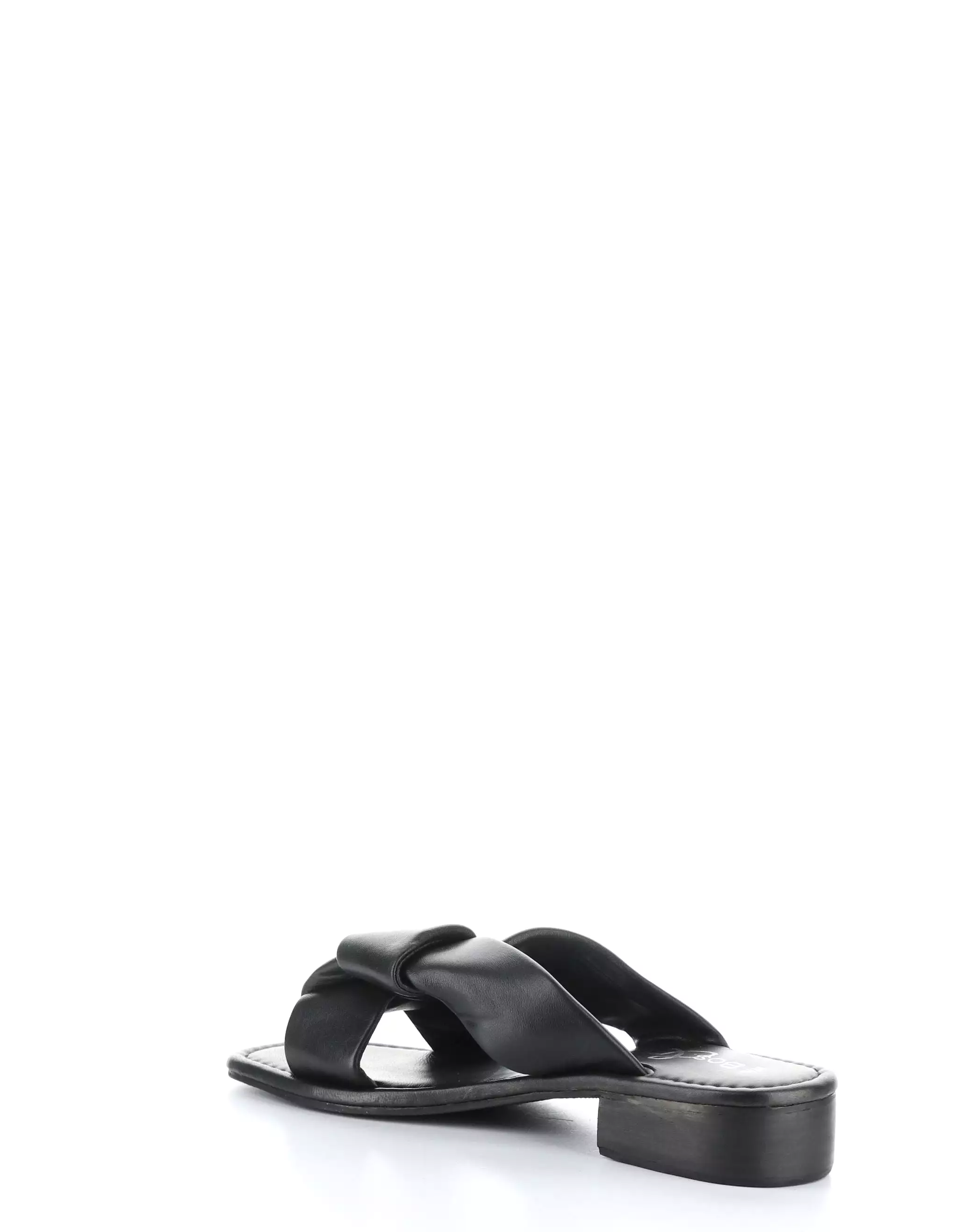 Black Round Toe Sandals