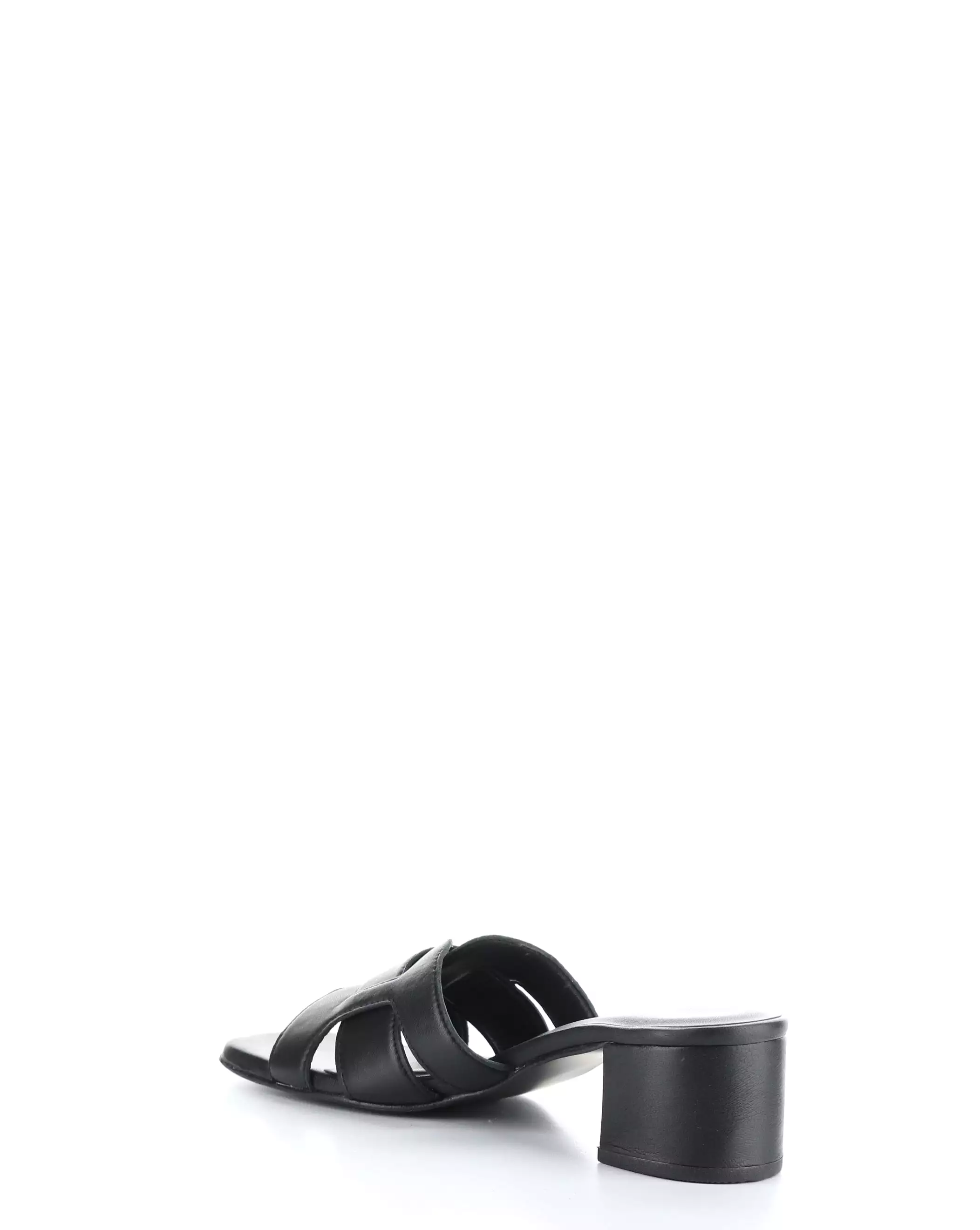 Black Slip-on Sandals for Uplifting