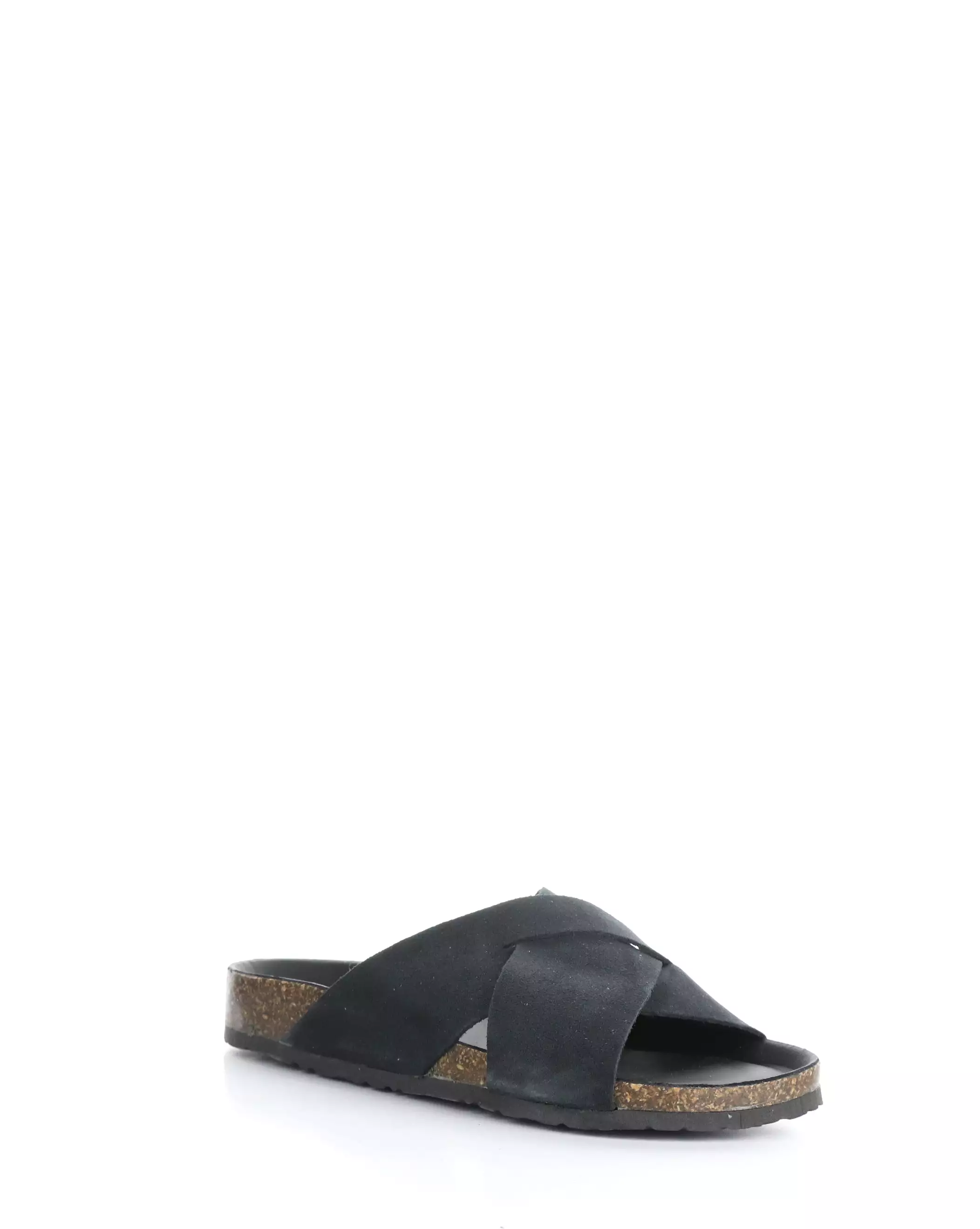 BLACK Slip-on Sandals