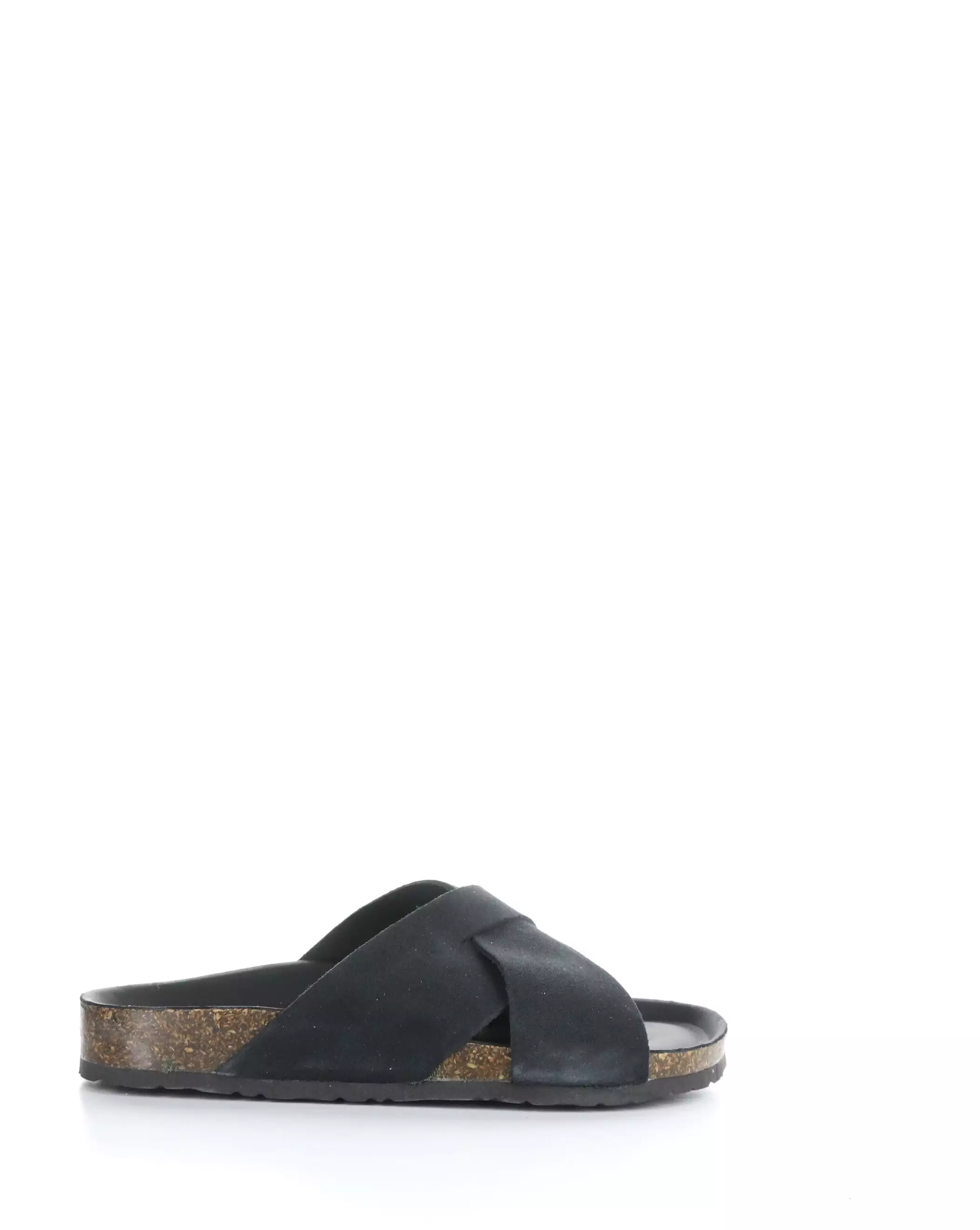 BLACK Slip-on Sandals