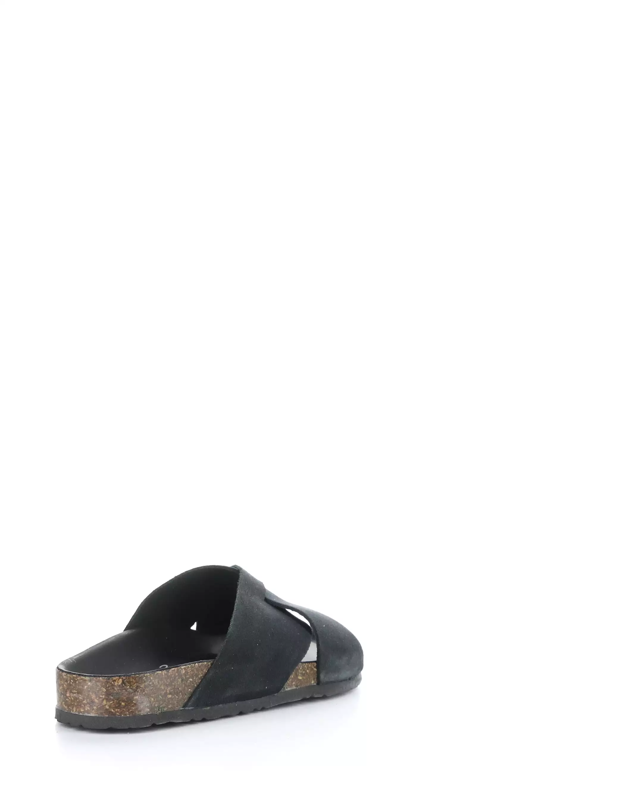 BLACK Slip-on Sandals