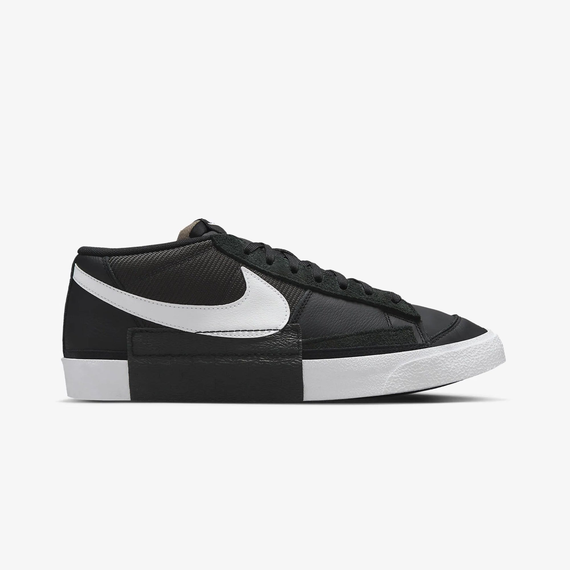 Blazer Low Pro Club sneakers in black, white, and anthracite.