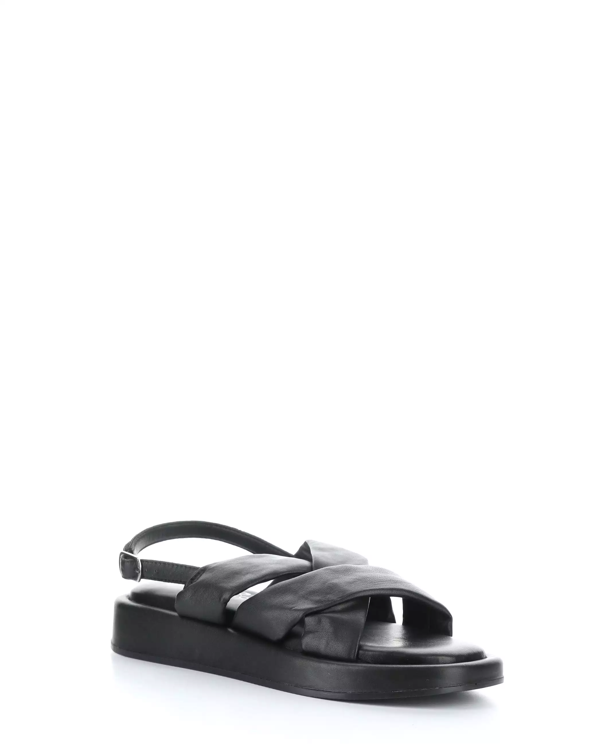 Blitz Black Sandals with Buckle