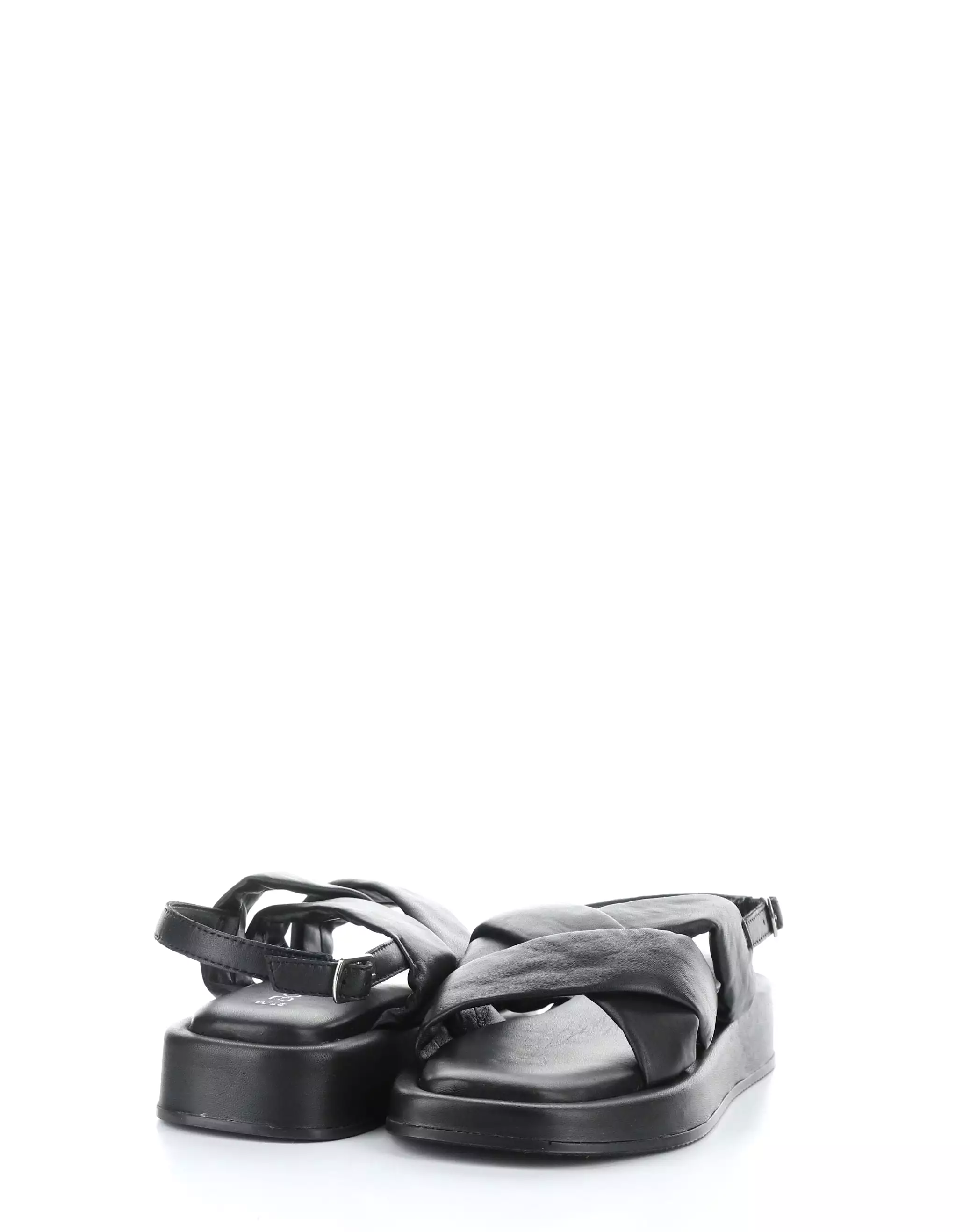 Blitz Black Sandals with Buckle