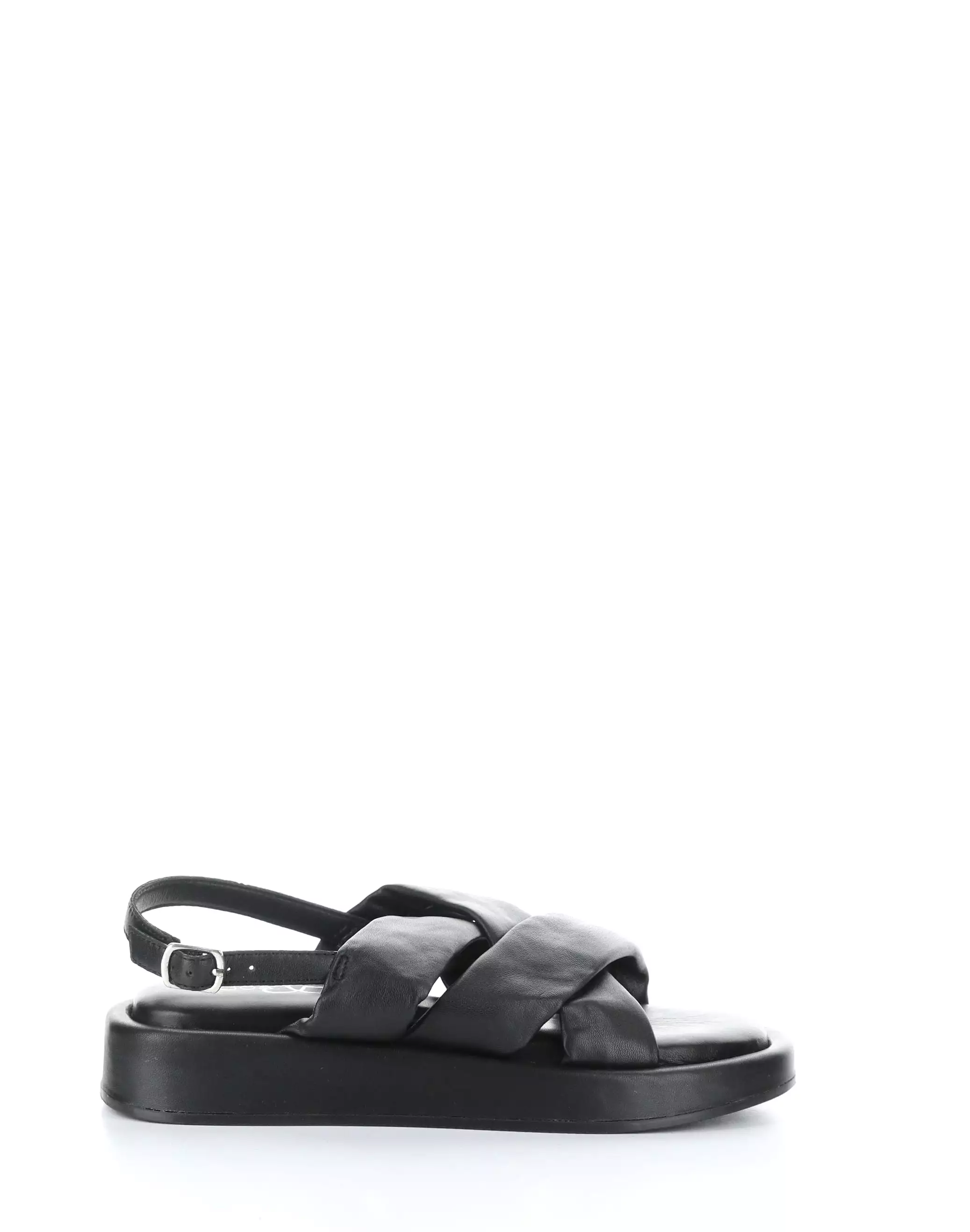 Blitz Black Sandals with Buckle