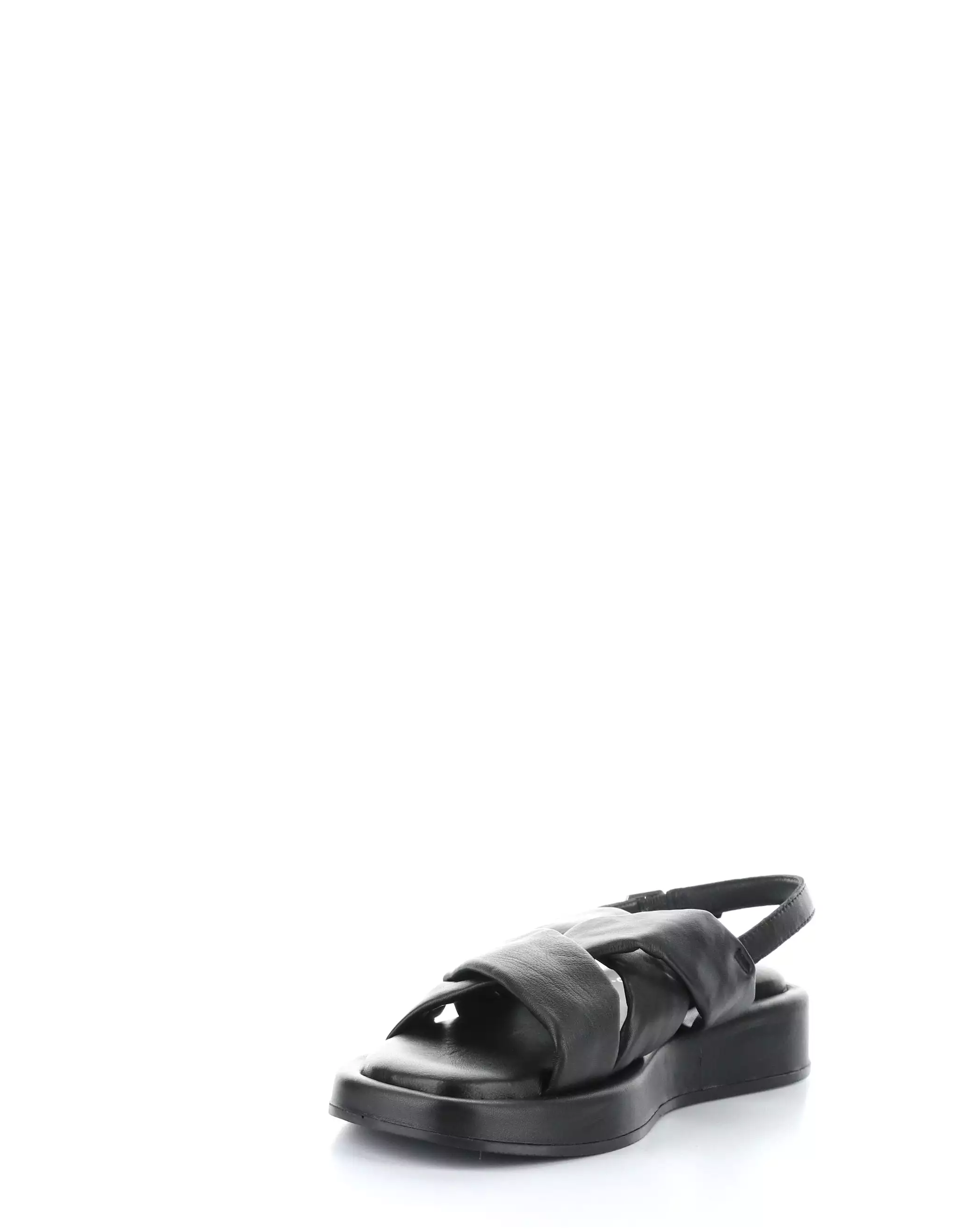 Blitz Black Sandals with Buckle