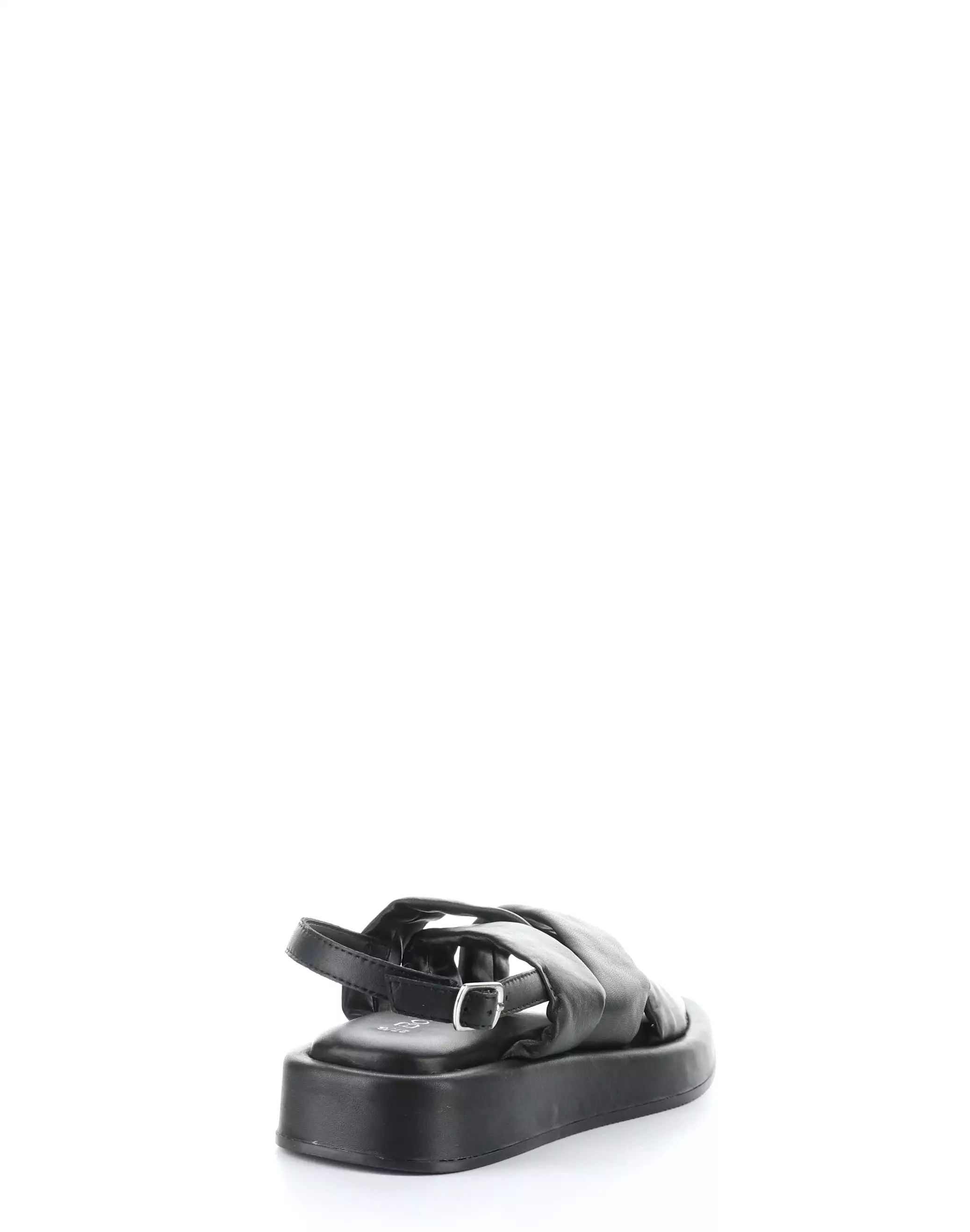 Blitz Black Sandals with Buckle