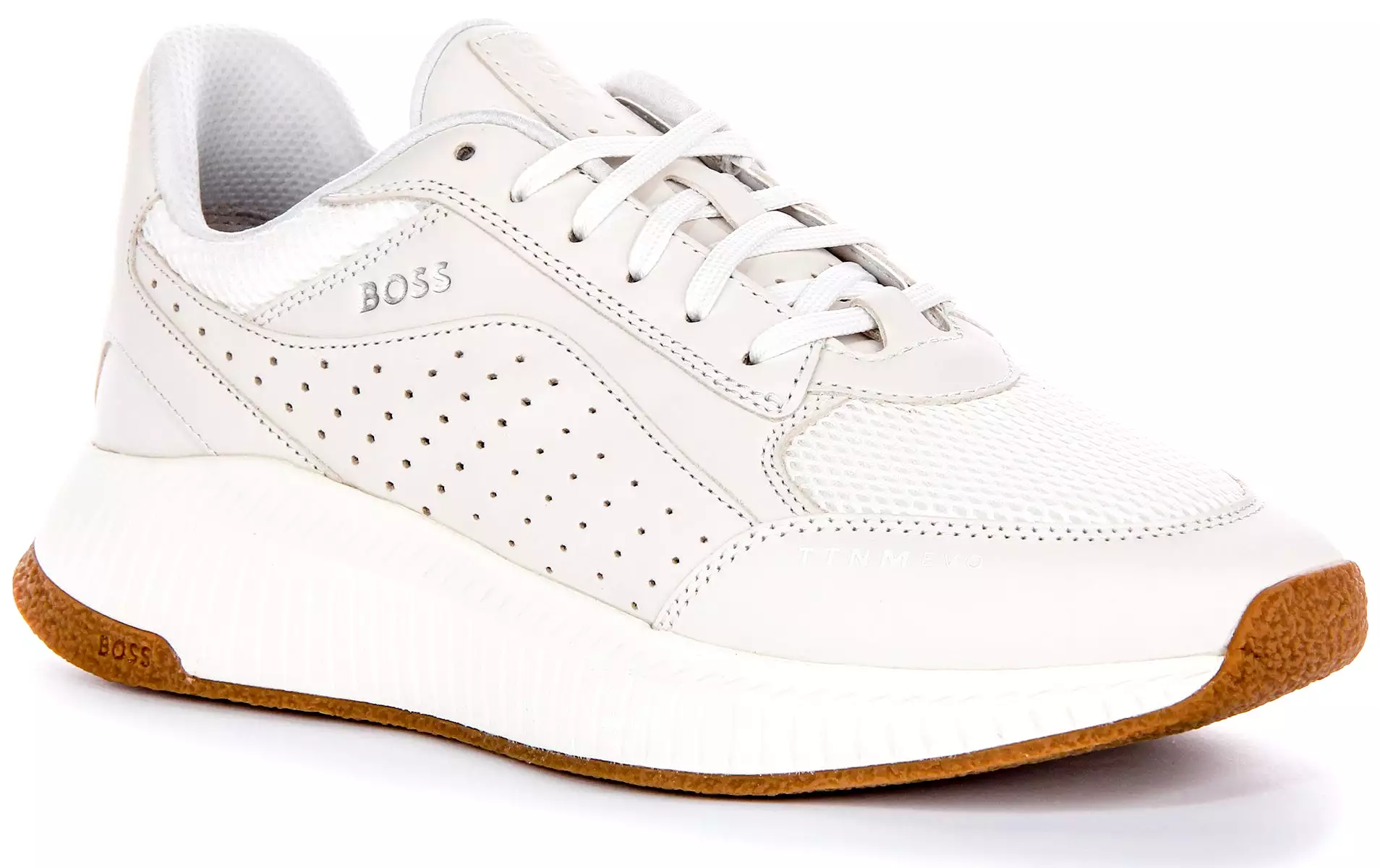 Boss Ttnm Evo Men's White Running Shoes