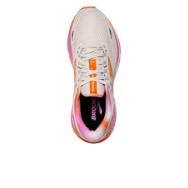 Brooks Adrenaline GTS 23 Gray/Orange Women's Sneakers