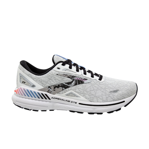 Brooks Adrenaline GTS 23 - Women's Running Shoe - White/Black