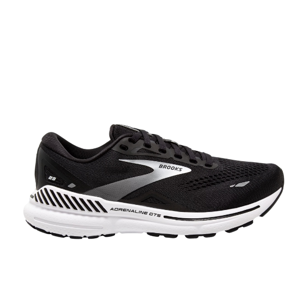 Brooks Adrenaline GTS 23 Women's Running Shoes - Black/White/Silver