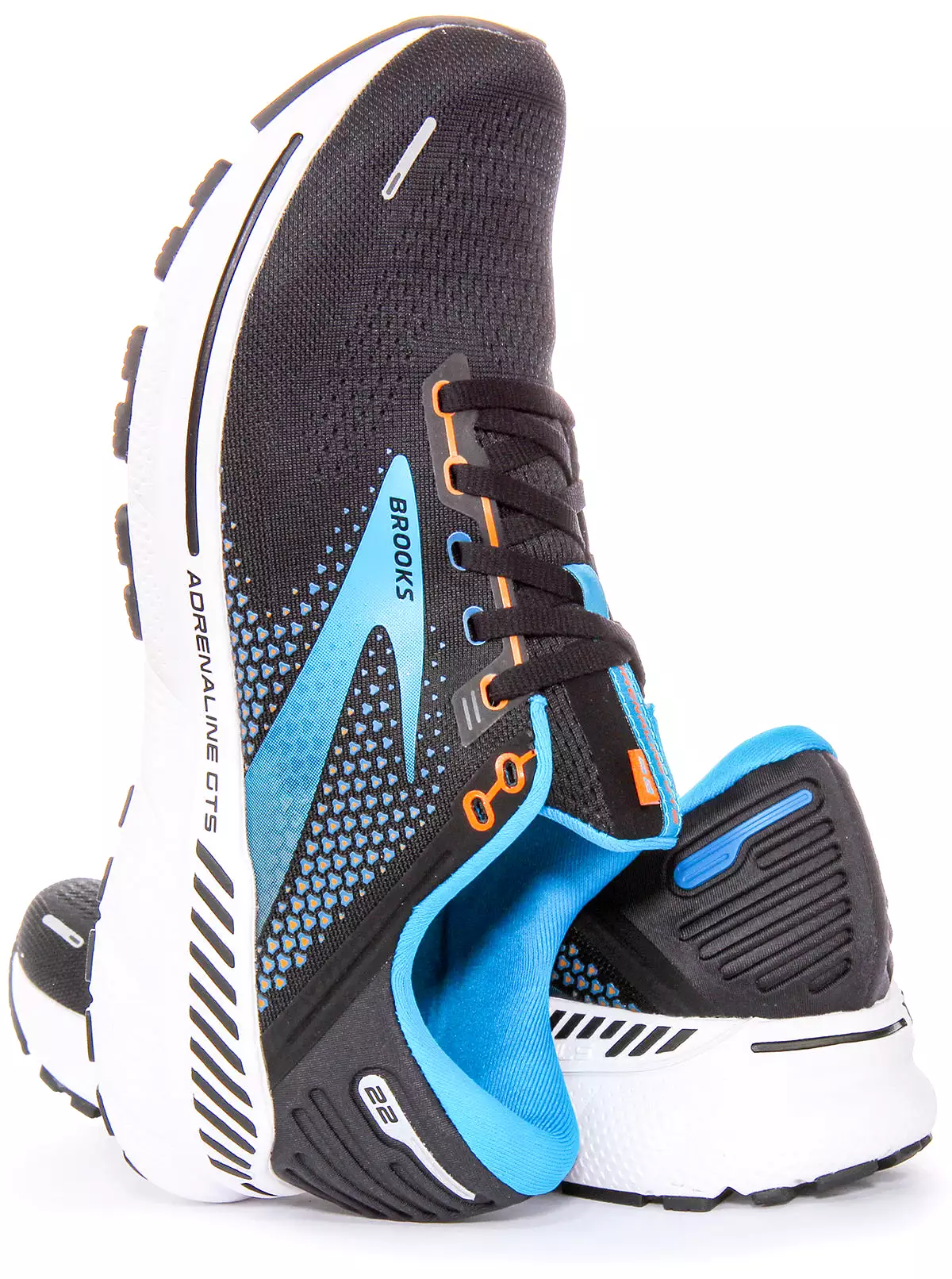 Brooks Adrenaline GTS Black Blue Men