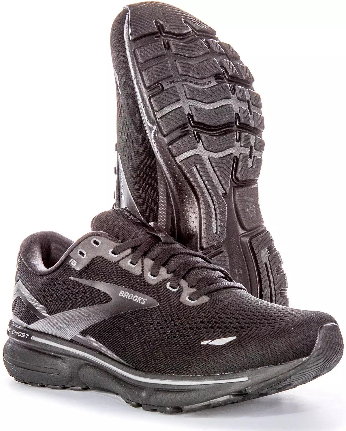 Brooks Ghost 15 Wide Fit Black Men