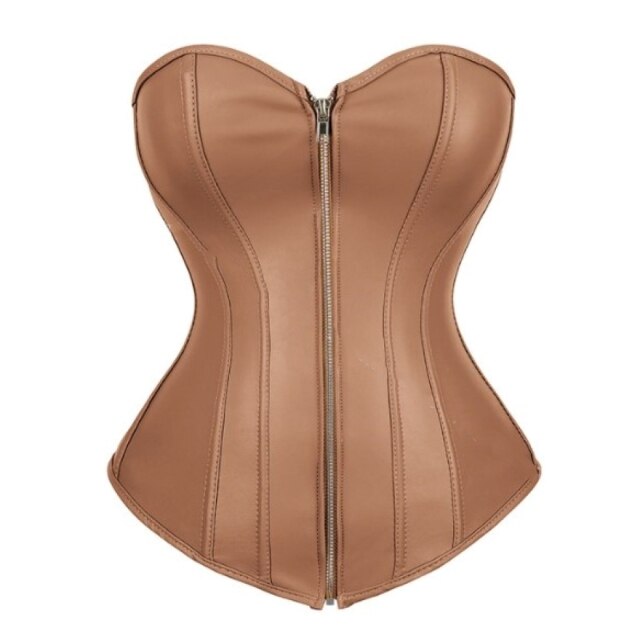 Brown Rubber Corset